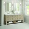 James Martin Vanities 72'' Double Vanity, Whitewashed Oak w/ 3 CM Lime Delight Quartz Top 330-V72-WWO-3LDL - alternate 2